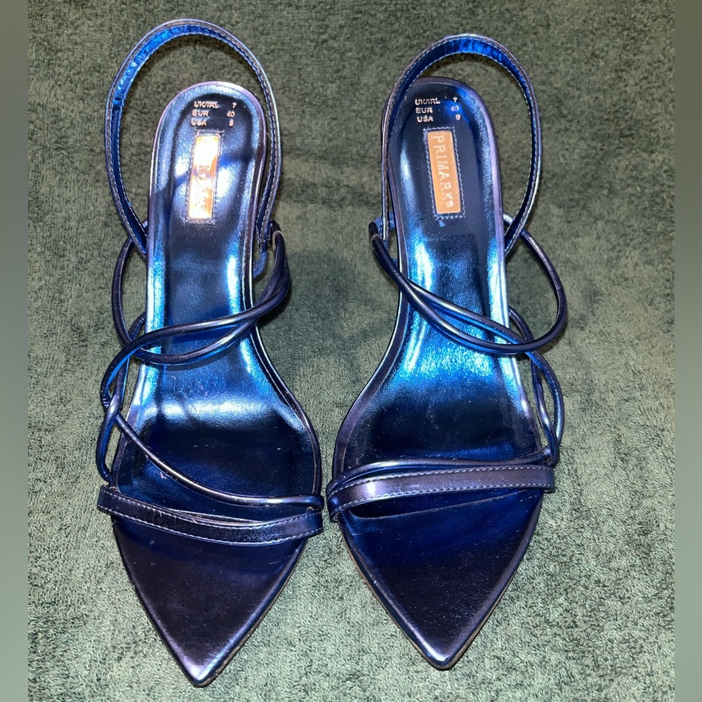 Primark Navy Strappy Heels